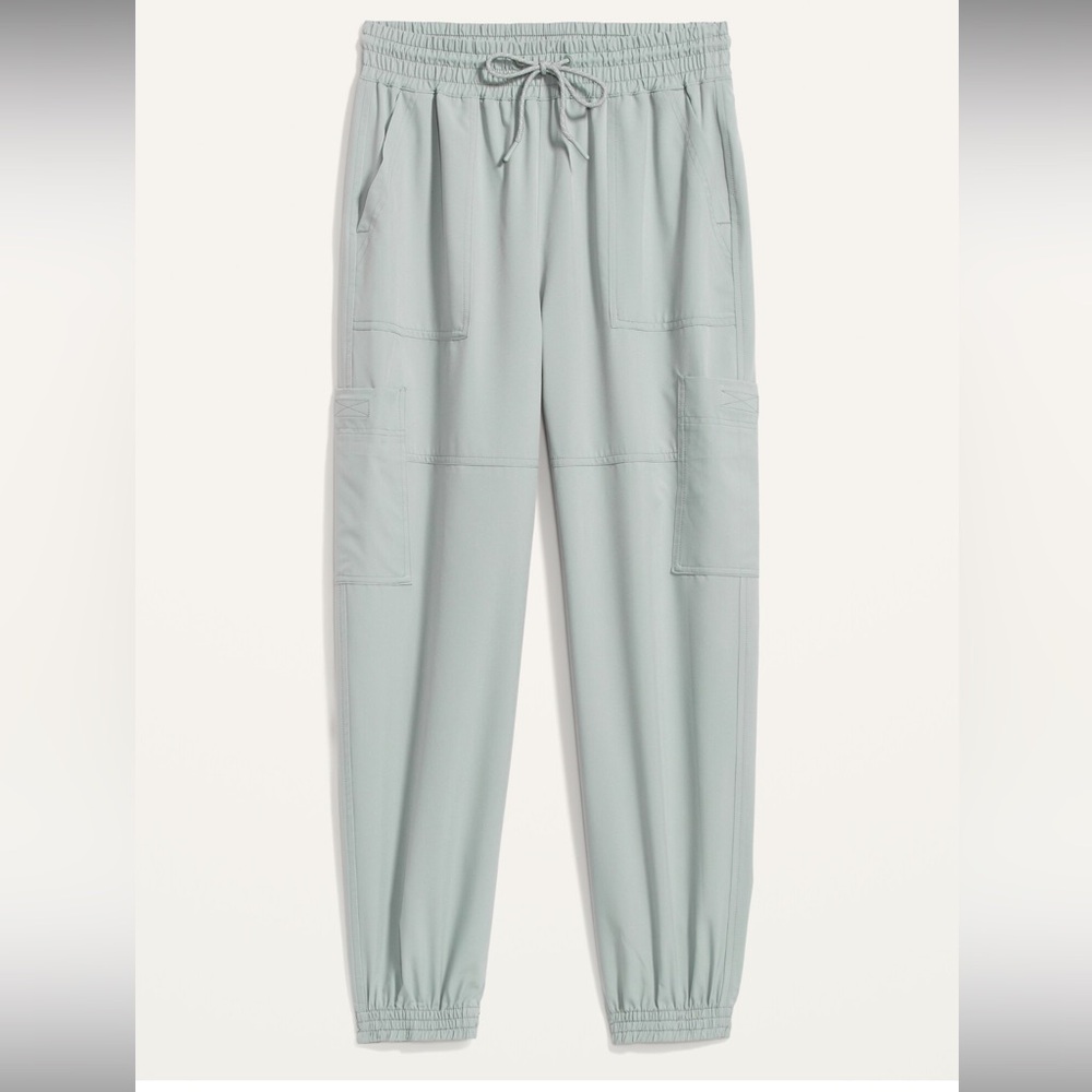 OLD NAVY WOMENS SIZE M Stretch Tech Quick Dry Cargo Utility Jogger Pants